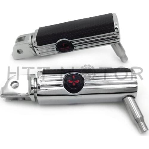 Aftermarket free shipping Defiance Rider Footpegs Chrome For Harley-Davidson 18-19 Breakout FXBR 114 FXBRS