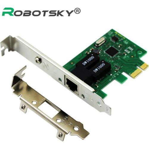 100/1000Mbps Gigabit Ethernet PCI Express PCI-E Network Card 10/100/1000M RJ-45 RJ45 LAN Adapter Converter Network Controller