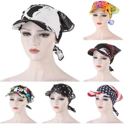 New Sun Hats for Women Summer Ladies Visor Hat Beach Hats Fashion Print Outdoor Cap Anti-ultraviolet Travel Cap шапка женская