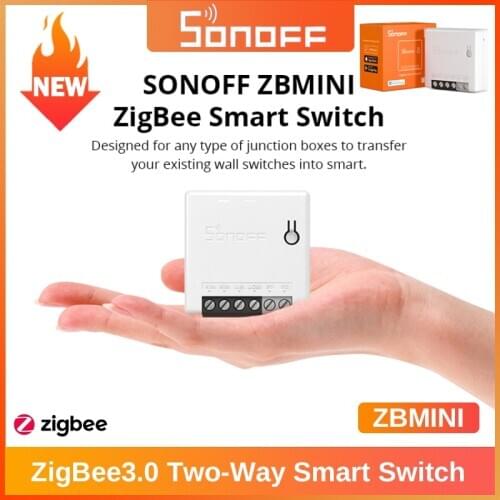 SONOFF ZBMINI Zigbee 3.0 Two-Way Smart Switch APP Remote Control Works With eWeLink Support SmartThings Hub Alexa Google Home