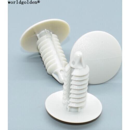 Worldgolden 100pcs auto clip Radiator Yoke, Fender & Bumper Shield Retainer for GM; Ford; Chrysler