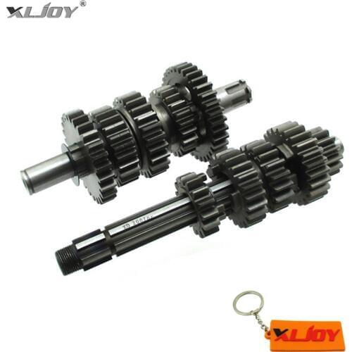 XLJOY Gear Box Main Counter Shafts For Zongshen 2V Z190 190cc Pit Dirt Bike the engine code No.: ZS1P62YML-2
