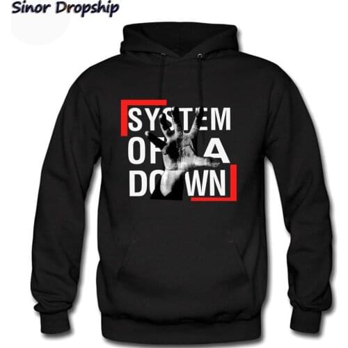 Funny System Of A Down Soad Eagles Overcome Rock Metal Music Sweatshirt Men Hoodies Sudadera Hombre Hooded Tracksuit Pullover