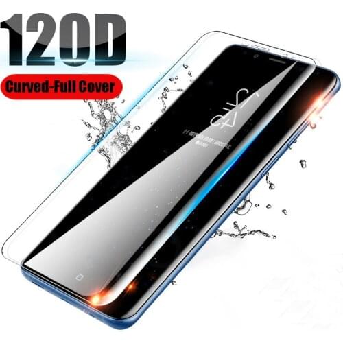 120D Curved Tempered Glass for Samsung Note 8 9 10 Note 20 Ultra Screen Protector for Samsung S8 S9 Plus S10 S20 S21 Ultra Glass