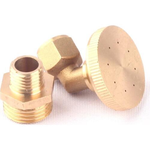 1/2" Male M14*1.5 Female Thread 7 or 8 Holes Copper Atomizing Nozzle High Pressure Sprayer Garden Flower Irrigation Sprinkler