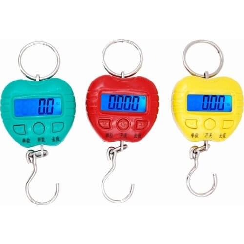 100pcs by dhl fedex 25kg x 5g Mini Digital Scale apply design scales Hanging Luggage Fishing Weighing Portable Hook