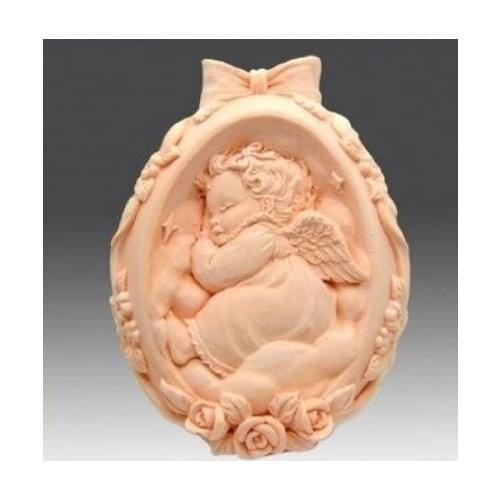 3D Rose Angel 50018 Craft Art Silicone Soap mold Craft Molds DIY Handmade soap molds