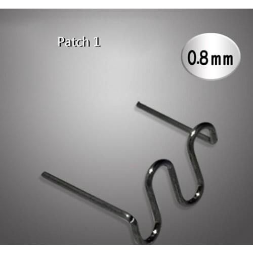 40GF 600Pcs 0.6/0.8mm Wave Flat Hot Staples For Plastic Stapler Repair Welder