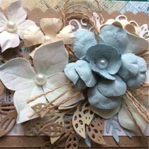 6pcs Flower Stitched metal Cutting dies Christmas New 2019 Stencil for DIY Scrapbooking Craft dies Cut Decor Photo Cards