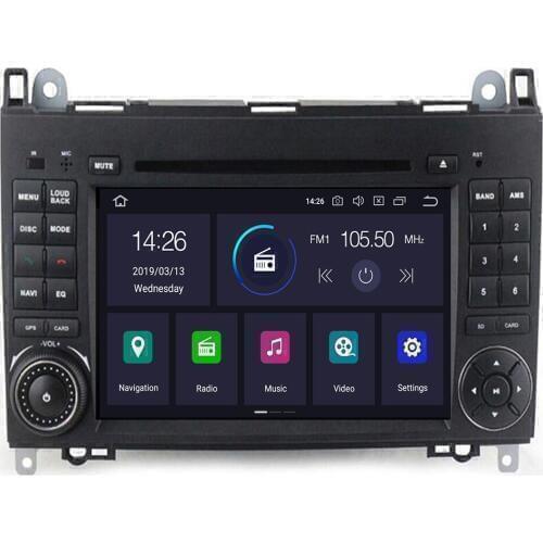 7"IPS Screen Android 10 4+64G Car DVD Player for Mercedes-benz B200 W169 A160 Viano Vito GPS NAVI RADIO BT wifi 3G dvr free map