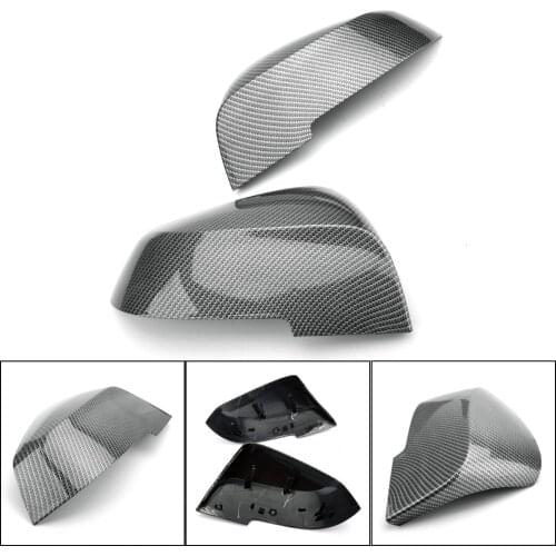 Artudatech Car Rearview Mirror Cover Caps Replacement For BMW F20 F21 F22 F23 F30 F32 51167292745 51167292746 Car Accessories