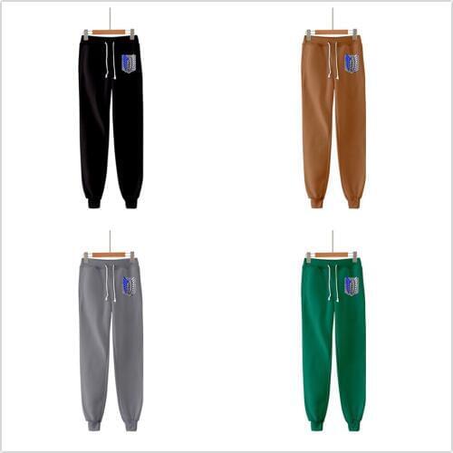 Cosplay Anime Attack on Titan sweatpants attack Colossal titan Jogger pants Men Women Print Track pants casual Harajuku Trousers