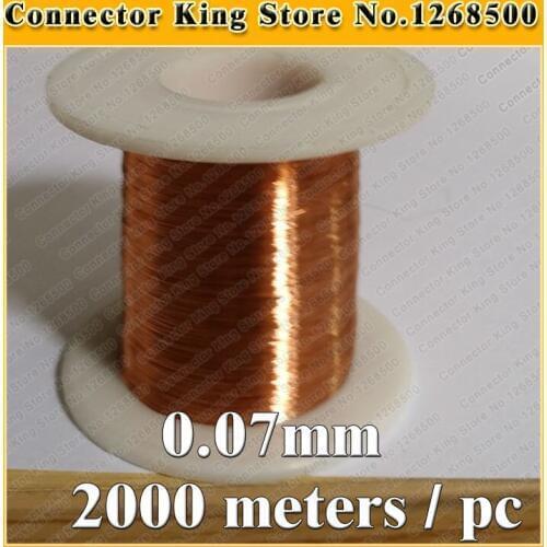 ChengHaoRan 0.07mm *2000 meters / pc QA-1-155 Polyurethane enameled Wire Copper Wire enameled