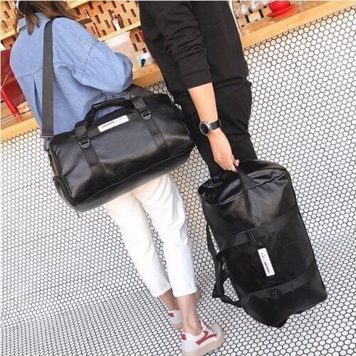 PU Business Travel Bag Large Capacity Short-distance Luggage Bag Gym Bag