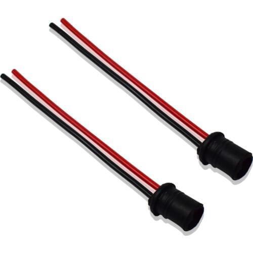 T10 Wedge Bulb Lamp Socket Holder W5W 194 168For VW Golf Gti Mk6 Accessories With Wire Connector LED HID Halogen Headlamp 2Pcs