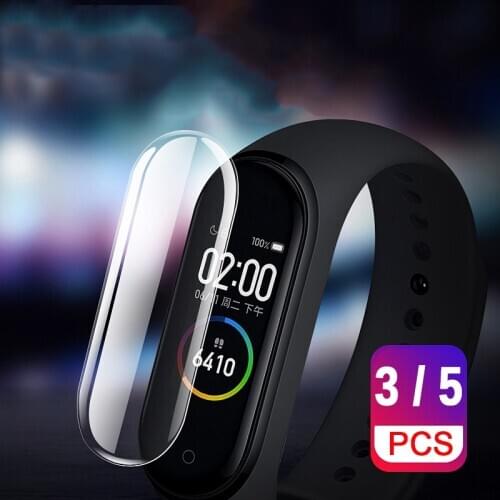 For Xiaomi Mi Band 4 Screen Protector Full Cover Film On Mi 4 Band Protective Film On Xiomi mi 4 3 band Not tempered Glass