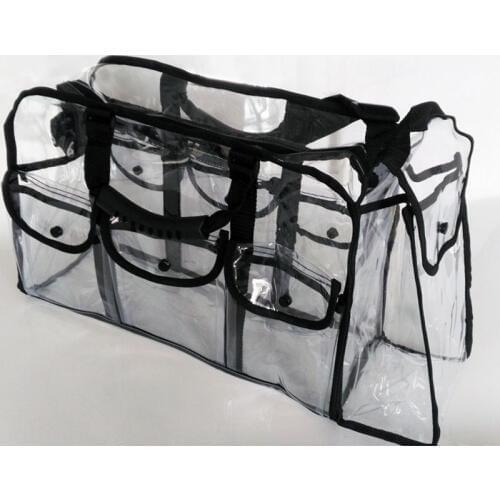 Hot Selling Transparent Waterproof Makeup Make up Cosmetic Bag Toiletry Bathing Bag