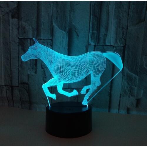 New 3d Multi color Night Lamp Remote Control Touch Switch 3d Small Table Lamp Gift Atmosphere Table Lamps For Living Room