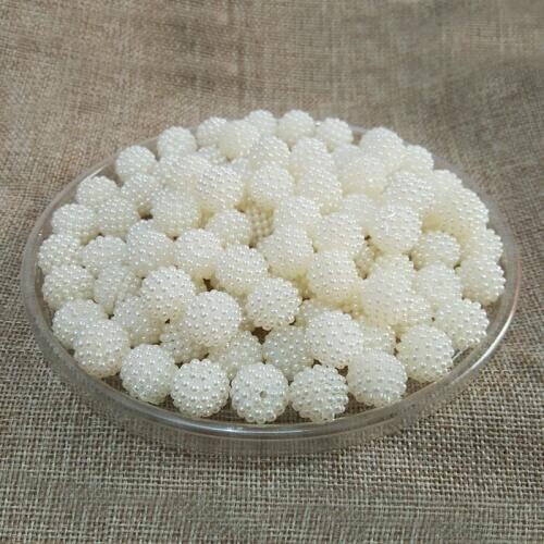 Assemble imitation Pearl simulated pearls necklace choker spacers straight holes bag charms accessoriesDecals bow bowknot bijoux