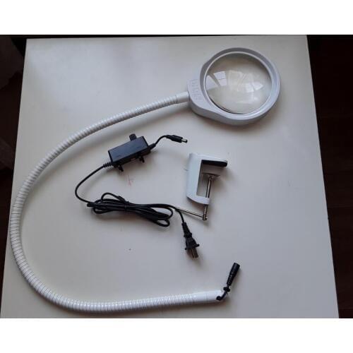 PDOK Clip Type PD-032A 5X Magnifier With 48 LED Lights For Inspection And Repairing (Longer Metal Tube)