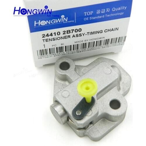 Genuine no:24410 2B700 Timing Chain Tensioner Fits Hyundai Accent Tucson 12-18 Sonata Veloster Kia Soul Optima Rio Forte5 12-17