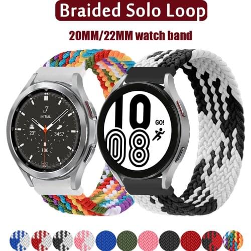 20mm/22mm Nylon band For Samsung Galaxy Watch 46mm/42mm/active 2 Gear S3 Frontier Huawei watch GT 2 2e pro Amazfit Bip strap