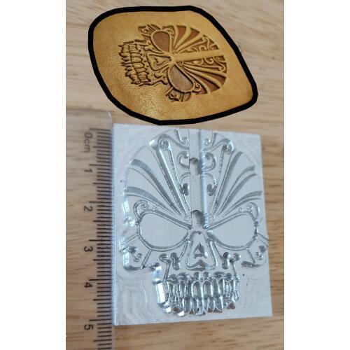 Hand-work unique design Skull pattern leather working tools carving punches stamp craft tools