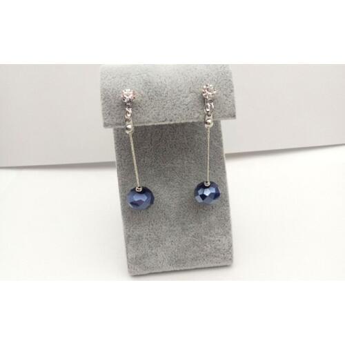 Grace Jun Korea Style Rhinestone Crystal Long Tassel Clip on Earrings Without Piercing for Party Wedding Fine Jewelry Gift