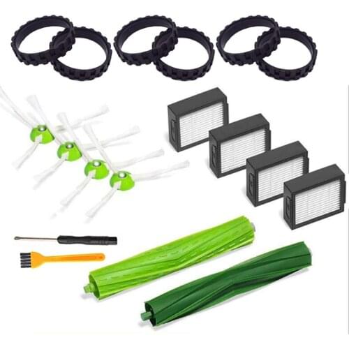 Tires for IROBOT ROOMBA Wheels Series I7 I7+I3 I3+I4 I6 I6+I8 I8+I8 Plus E5 E6 E7 Anti-Slip Irobot Replacements Parts