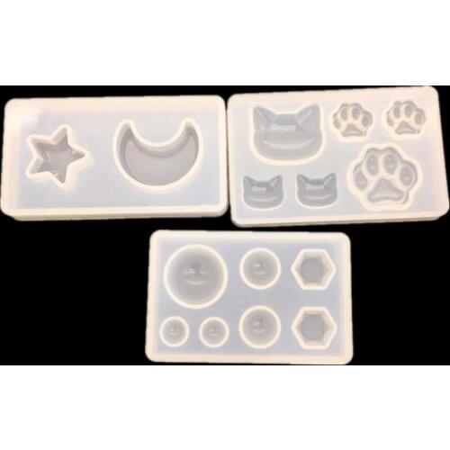 Silicone Casting Resin Molds For DIY Resin Jewelry Pendants Earrings Silicone Resin Mold Tools For Clay Epoxy Resin