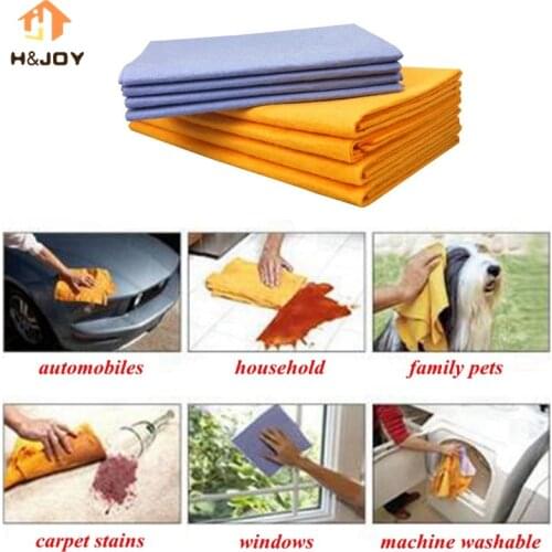 8pcs/set Super Absorbent Towels Anti-grease Bamboo Fiber DishCloth Washing Towel Kitchen Cleaning Wiping Rags Shamwow Towel
