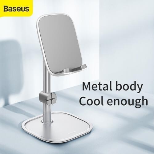 Baseus Universal Desktop Bracket Adjustable Mobile Phone Holder for iphone 11 pro X XS XR Android for Huawei Laptop Pad Holder