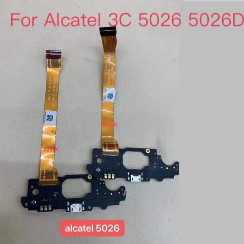 USB Port Charging Board For Alcatel 3C 5026 5026D USB Charging Dock Port Flex cable Repair Parts
