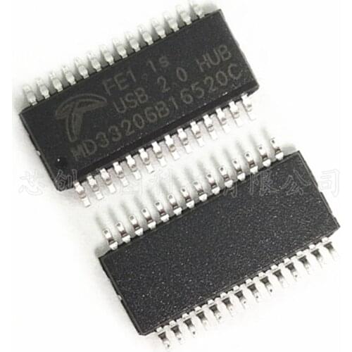 1PCS New FE1.1S USB2.0 HUB SL2.2S SMD SSOP28 150mil Shunt Chip IC FE2.1 QFP48 FE8.1-FSOP16A