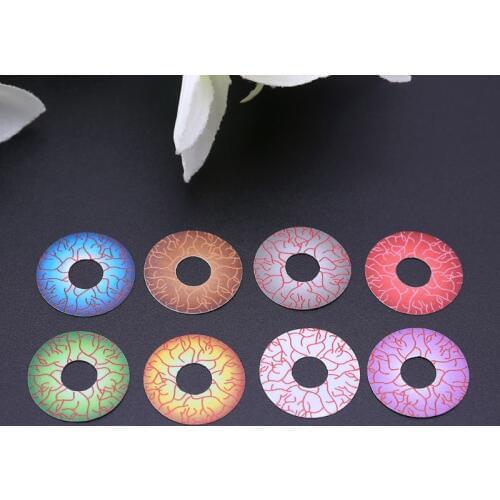 10pcs 12mm/14mm/16mm/18mm/20mm/24mm Plastic DIY Puppet Safety Eyes for Handmade Horror Doll Craft Halloween Toy