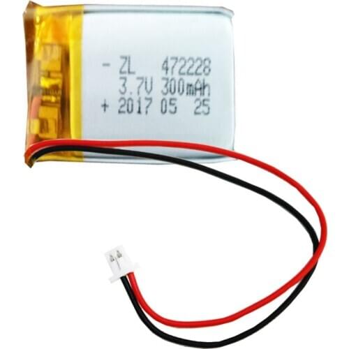 3.7V lithium polymer battery 472228-220mah smart watch rechargeable battery