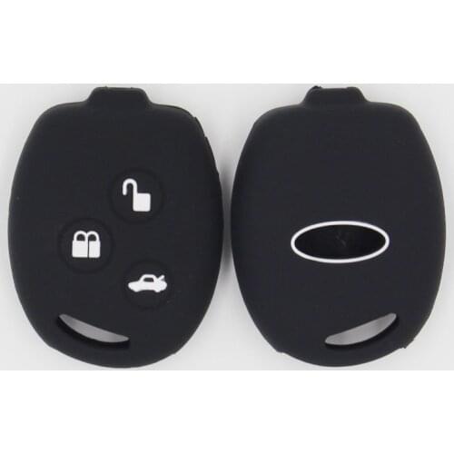 3PC Glow Silicone Car Key Case Fit for Ford Mondeo Smart Keyless Key Cover for New Mondeo