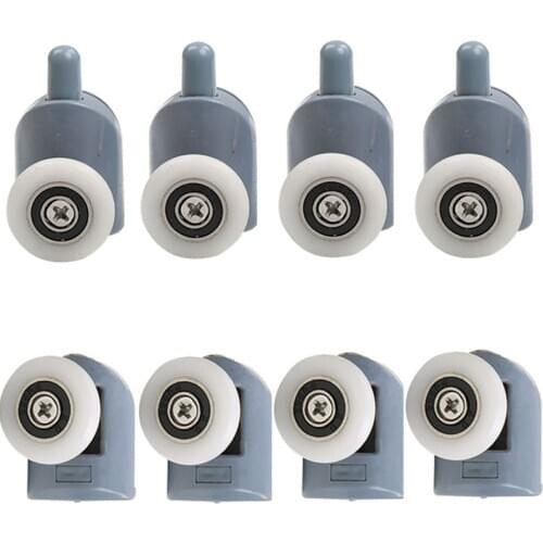 8 pcs Shower Rooms Cabins Pulley &Shower Room Roller /Runners/Wheels/Pulleys Diameter 25mm
