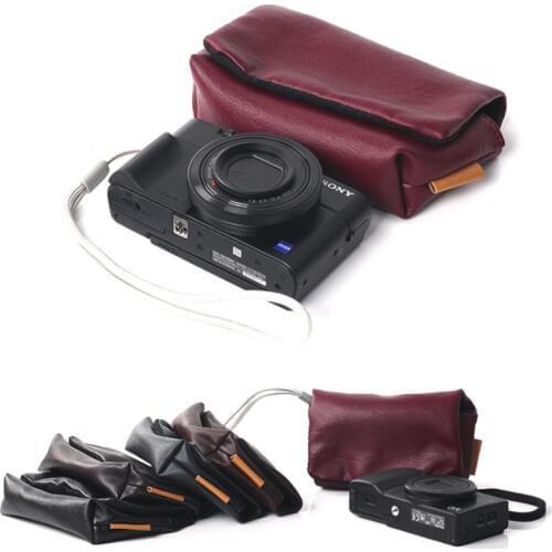 Portable Camera case bag pouch for SONY ZV1RX100 RX100M2 RX100III IV RX100M5 RX100M6 HX50 HX90 HX99 WX500 WX700 protective cover
