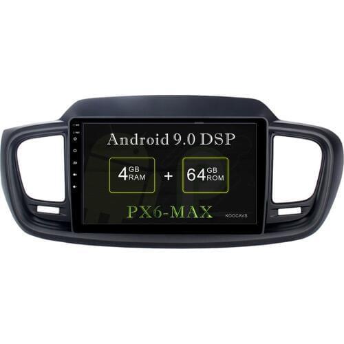 KOOCAVS 10.2 " IPS Android 9.0 Car GPS Radio Player for Kia Sorento 2015 2016 with 4GB+64G Navigation Multimedia