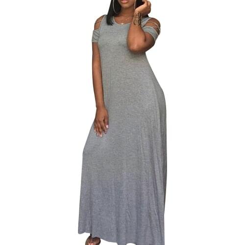 Maxi Plus Size T Shirt Dress Women Summer Casual Cotton straight loose dress women Long Dresses Sundress with Pocket Vestidos