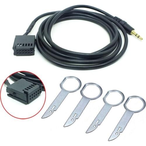 Hot Selling 6000CD AUX-IN Wire Adapter Car Stereo 6000-CD AUX CABLE For Ford Fiesta Focus 6000 CD