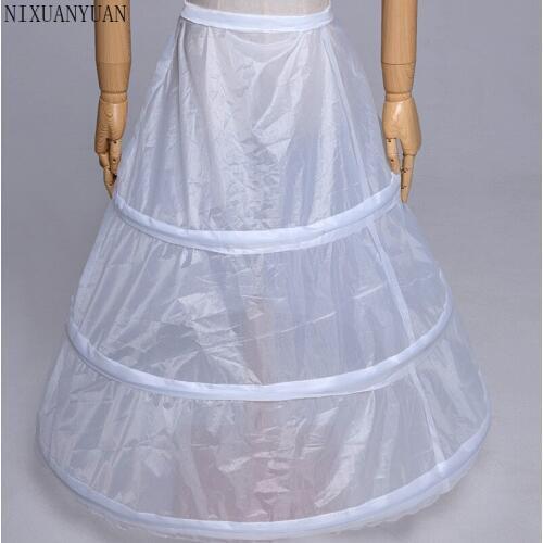 2021 New Style 3 Hoop Slip Wedding Accessories Bridal Supplies Black Petticoat Slip Hot Selling