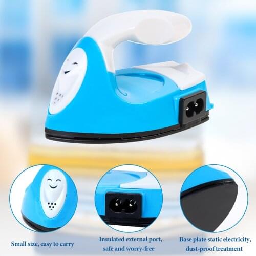 New 2PCS Mini Iron with Charging Base Accessories Portable Handy Heat Press