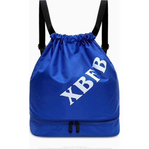 10pcs Unisex solid color Drawstring Bag Beach Bag Outdoor fitness Sport Bag convenient waterproof Drawstring Travel Bag backpack