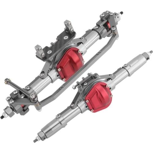 RC Car Aluminum Alloy Front / Rear Axle for Axial SCX10 1/10 Climbing Car