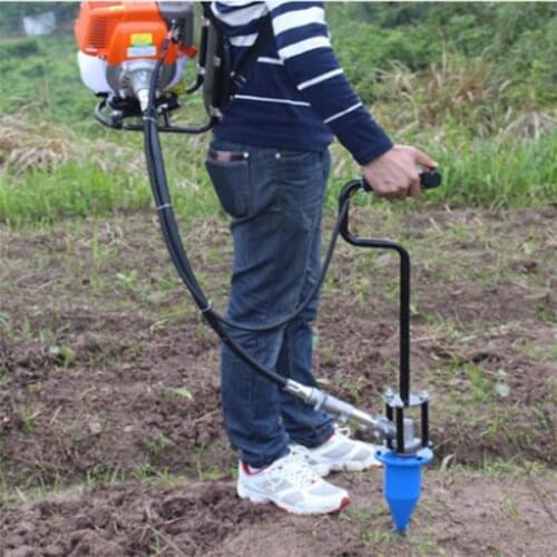 Portable 139 engine power mower tobacco cultivation tobacco drilling bit 4-stroke mower bear Tobacco drilling tool