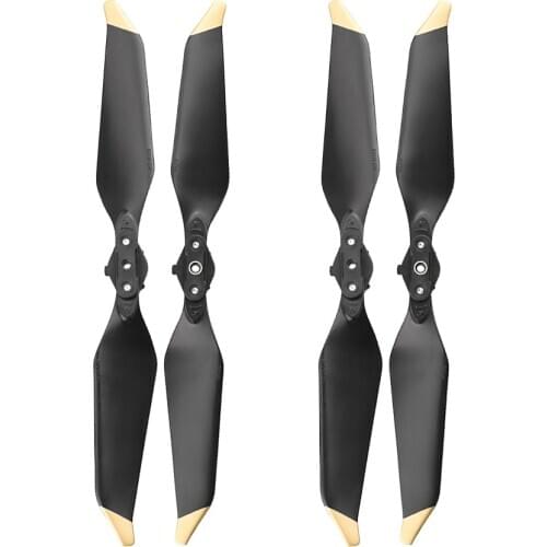 4pcs 8331 Low Noise Propeller for DJI Mavic PRO Platinum Drone Noise Reduction Blade Props Replacement Accessories Parts Golden