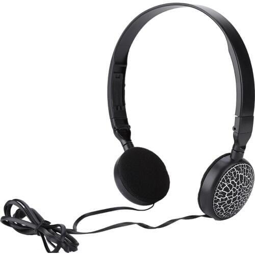 SOONHUA Foldable Wired Surround Stereoscopic Sound Headset Children Kid Cartoon FM Mode Music Headphone Handsfree Call Earphone