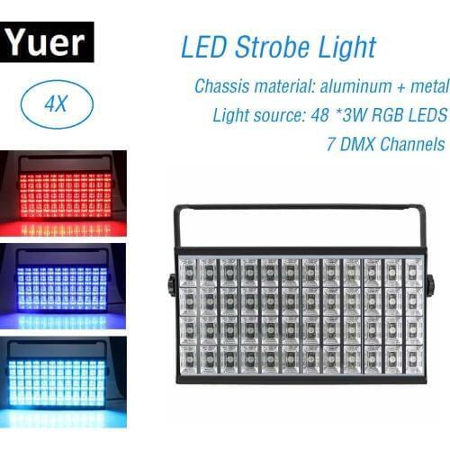 48X3W RGB 3IN1 Strobe Light LED Flashlight Disco DJ Party Holiday Christmas Light Music Sound Activated Flash Stage Light Effect